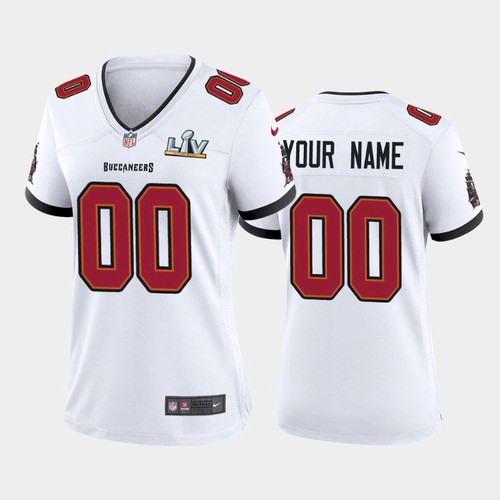 Women's Tampa Bay Buccaneers ACTIVE PLAYER 2021 White NFL Super Bowl LV Limited Stitched Jersey Women's Tampa Bay Buccaneers ACTIVE PLAYER 2021 White NFL Super Bowl LV Limited Stitched Jersey
